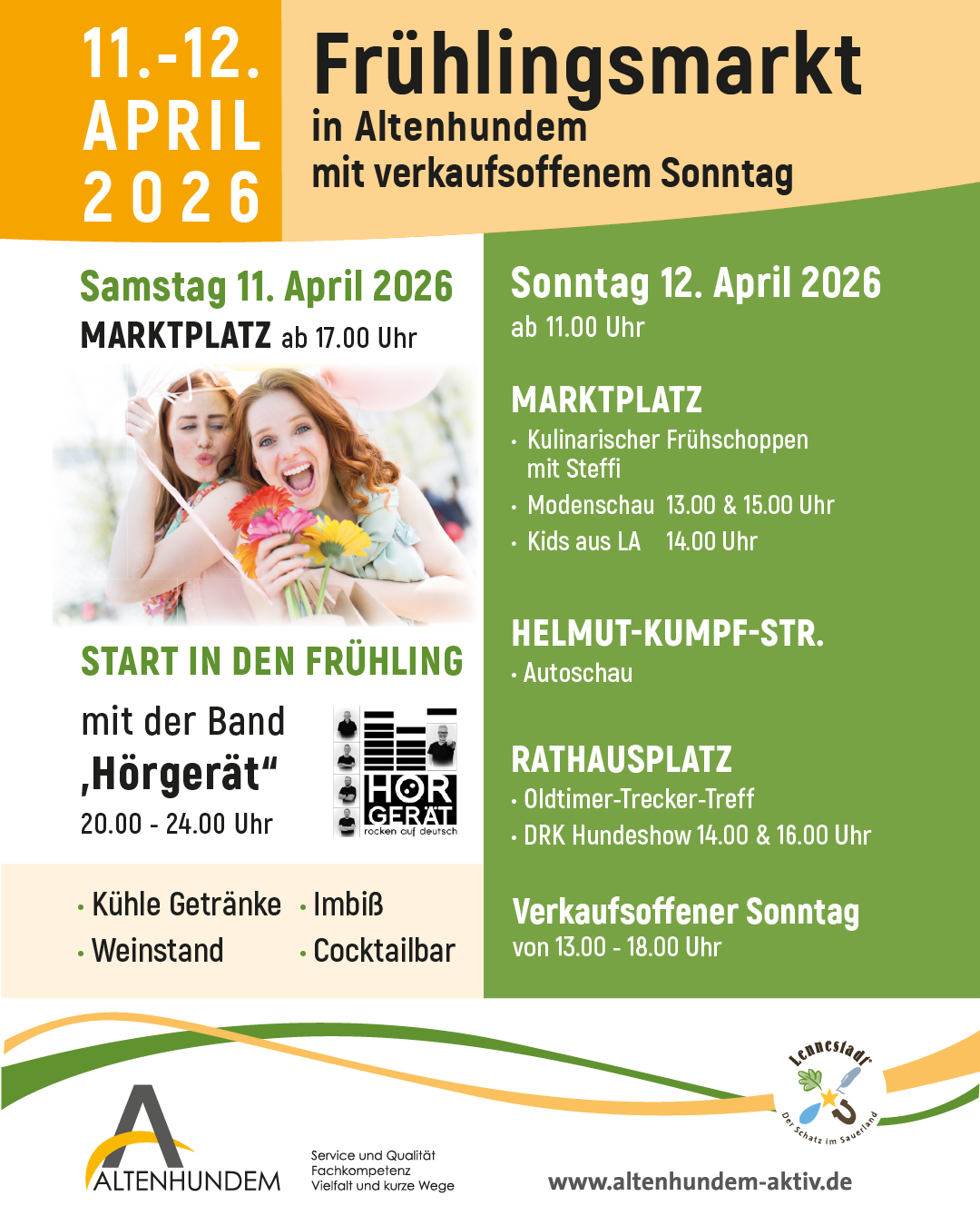 Der Frühlinksmarkt in Lennestadt/Altenhundem auf einen Blick
