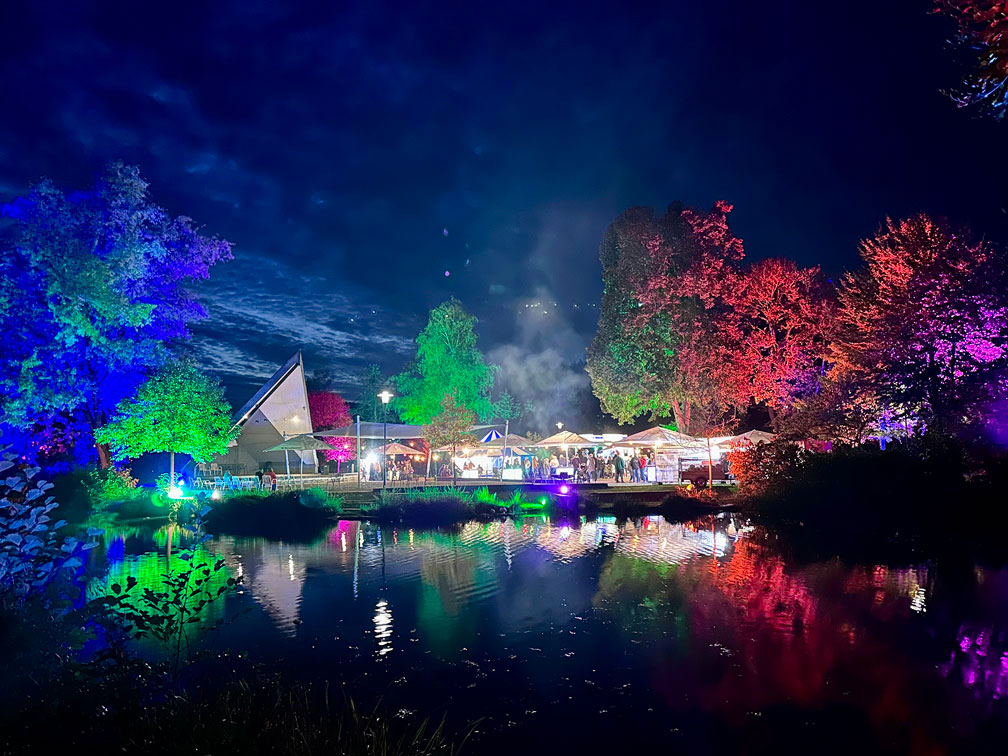 Aufnahme vom Fest Lennestadt leuchtet